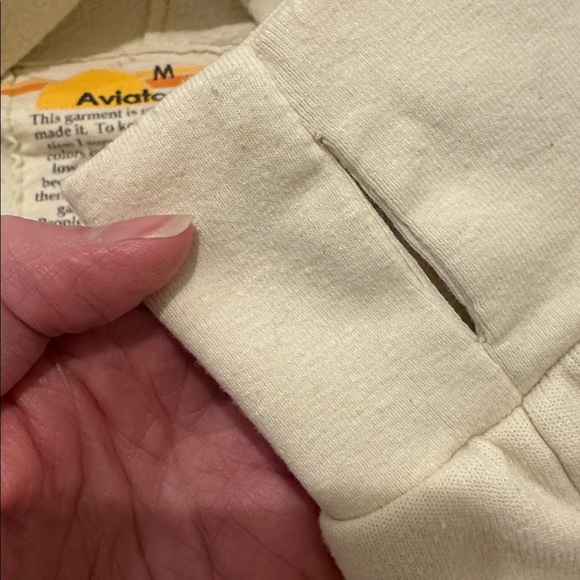 Aviator Nation Ninja Hoodie - Cream Color - Size M - Picture 6 of 7